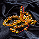 Фото 360 для Вайлдберриз, 3D фотография четок из янтаря, янтарные четки на бархатной ткани