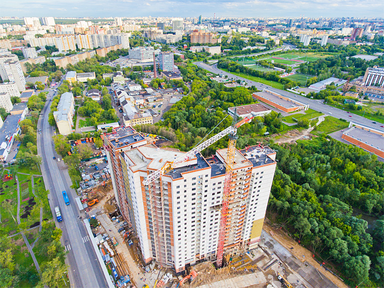 Фотография строящегося Жилого комплекса Яуза Парк, Москва, улица Краснобогатырская